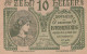 10 HELLER 1920 Stadt HAUSMENING Niedrigeren Österreich Notgeld Papiergeld Banknote #PG860 - [11] Emisiones Locales