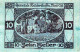 10 HELLER 1920 Stadt HAIDERSHOFEN Niedrigeren Österreich Notgeld Papiergeld Banknote #PG503 - [11] Emisiones Locales