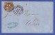 Thurn Und Taxis 9 Kr Mi.-Nr. 10 Auf Brief Von Frankfurt/M. Nach Wien 1860 - Cartas & Documentos