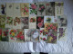 Lot De 69 Cpa FLEURS Diverses Dont Gaufrées - Fleurs