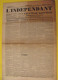 Hebdo L'indépendant De Chateau-Gontier. Mayenne Laval. N° 20, 20 Mai 1945. épuration Collaboration Guerre Victoire - Guerra 1939-45