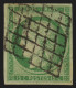 N°2a, Cérès 15c Vert-clair, Oblitéré Grille, Signé MIRO - TB D'ASPECT - 1849-1850 Cérès