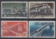 Switzerland / Helvetia / Schweiz / Suisse 1947 ⁕ Railway Trains 100th Mi.484-487 ⁕ 4v Used - Oblitérés