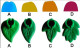 Kinder : K04 N52  Blumenzauber 2003 - Blume 4 - Weiß Marienkäfer - Blütenblatt A - Blatt D - Mountables