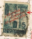 54825. Carta Aerea BARCELONA 1939. Guerra Civil, CENSURA MILITAR. Sello Recargo VARIEDAD Num 22e - Lettres & Documents