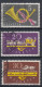 Switzerland / Helvetia / Schweiz / Suisse 1949 ⁕ 100 Years Of Swiss Post Mi.519-521 ⁕ 3v Used - Oblitérés