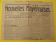 Hebdo Les Nouvelles Mayennaises. Chateau-Gontier Laval. N° 17 Du 23 Avril 1939. Paix, Marchands De Canons Hitler Juif - Pays De Loire