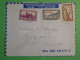 DN9 AOF SENEGAL   BELLE  LETTRE MIXTE   1945  DAKAR A PARIS FRANCE +SURCHARGE + AFF.  INTERESSANT++ - Covers & Documents