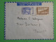 DN9 AOF COTE D IVOIRE     LETTRE  1945  A PARIS FRANCE +SURCHARGE + AFF.  INTERESSANT++ - Covers & Documents