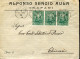 X0102 Italia Cover Circuled 1912 Con 3x 5c. Annullo Trapani,garibaldi, Cinquantenario Risorgimento Sicilia - Poststempel