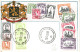 CPA Carte Postale Belgique Carte Avec Des Timbres Imprimés 1939  VM79771 - Postal Services