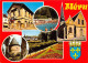MERU L Hotel De Ville La Piscine L Eglise Tour De L Ancien Chateau Vue Generale 11(scan Recto-verso) MA1870 - Meru