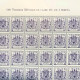 PLIEGO DE TIMBRES MÓVILES 1 Pta. HOJA COMPLETA 100 SELLOS FISCALES NUEVOS (**) POLIZAS - Revenue Stamps