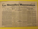 Hebdo Les Nouvelles Mayennaises. Chateau-Gontier Laval. N° 103 Du 22 Septembre 1946. Lhuissier Autriche SFIO - Pays De Loire