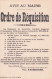 LUNEVILLE WW1 ORDRE DE REQUISITION AVIS AU MAIRE VON FASBENDER VOYAGEE EN 1915 - Luneville