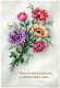 FLOWERS Vintage Postcard CPA #PKE689.GB - Bloemen