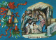 Virgen Mary Madonna Baby JESUS Christmas Religion Vintage Postcard CPSM #PBB981.GB - Vierge Marie & Madones