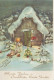 ANGEL CHRISTMAS Holidays Vintage Postcard CPSM #PAH139.GB - Anges