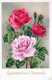 FLORES Vintage Tarjeta Postal CPA #PKE508.ES - Blumen