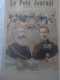 Le Petit Journal N°255 Hotes De La France Léopold II Belgique Nicolas De Grèce Général Macard E Chaperon Rébu Partition - Zeitschriften - Vor 1900