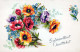 FLEURS Vintage Carte Postale CPA #PKE691.FR - Flowers