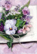 FLEURS Vintage Carte Postale CPSM #PBZ034.FR - Flowers