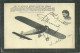 LE MONOPLAN MORANE PILOTE PAR VEDRINE ..... (ref 1426) - ....-1914: Precursores