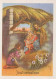 Jungfrau Maria Madonna Jesuskind Weihnachten Religion Vintage Ansichtskarte Postkarte CPSM #PBP817.DE - Vergine Maria E Madonne