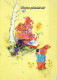 OSTERN KANINCHEN Vintage Ansichtskarte Postkarte CPSM #PBO557.DE - Ostern