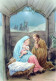 Jungfrau Maria Madonna Jesuskind Weihnachten Religion Vintage Ansichtskarte Postkarte CPSM #PBB914.DE - Maagd Maria En Madonnas