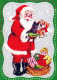 WEIHNACHTSMANN SANTA CLAUS WEIHNACHTSFERIEN Vintage Postkarte CPSM #PAJ609.DE - Santa Claus