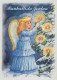 ENGEL WEIHNACHTSFERIEN Feiern & Feste Vintage Ansichtskarte Postkarte CPSM #PAH709.DE - Angeli