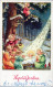 ENGEL WEIHNACHTSFERIEN Vintage Ansichtskarte Postkarte CPSMPF #PAG705.DE - Angels