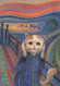 GATTO KITTY Animale Vintage Cartolina CPSM #PBQ730.IT - Cats