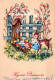 PASQUA Vintage Cartolina CPSM #PBO113.IT - Ostern
