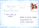 BABBO NATALE Buon Anno Natale Vintage Cartolina CPSM #PBL513.IT - Santa Claus