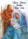 Vergine Maria Madonna Gesù Bambino Natale Religione Vintage Cartolina CPSM #PBB915.IT - Maagd Maria En Madonnas