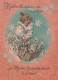 Buon Anno Natale BAMBINO Vintage Cartolina CPSM #PAW694.IT - New Year