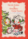 Buon Anno Natale BAMBINO Vintage Cartolina CPSM #PAU148.IT - Nieuwjaar