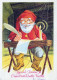BABBO NATALE Natale Vintage Cartolina CPSM #PAK396.IT - Kerstman
