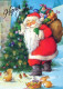 BABBO NATALE Natale Vintage Cartolina CPSM #PAJ544.IT - Kerstman