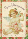 ANGELO Buon Anno Natale Vintage Cartolina CPSM #PAJ155.IT - Anges