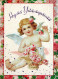 ANGELO Buon Anno Natale Vintage Cartolina CPSM #PAJ155.IT - Angels