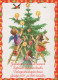 ANGELO Buon Anno Natale Vintage Cartolina CPSM #PAG957.IT - Angeli