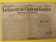 Hebdo La Gazette De Chateau-Gontier. N° 42 Du 18 Octobre 1925. Caillaux Lois Laïques Herriot - Pays De Loire