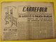 Hebdo Carrefour. N° 110 Du 26 Septembre 1946. De Gaulle Raimu Achard Ruée Vers L'or Et Le Tabac Poulbot - Altri & Non Classificati