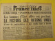 Sportive France Libre N° 391 Du Mercredi 9 Mai 1945. Victoire 8 Mai. Capitulation Allemande. De Gaulle Truman Jeanneney - Guerre 1939-45