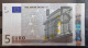 1 X 5€ Euro Trichet P012B1 X24748111118  - UNC RARE Number 5 X 1 - 5 Euro