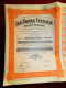 Les Fibres Textiles 1931 Schaerbeek,Brussels  Share Certificate - Textile