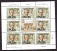 SERBIA 2022 NIKOLA TESLA BRILLIANT MIND Of Serbian People 2 Mini Sheet (8+L) Mi.No.1086-87 MNH - Serbie